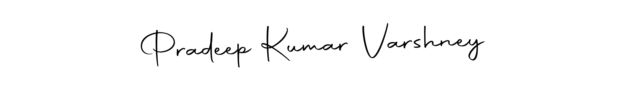 How to make Pradeep Kumar Varshney name signature. Use Autography-DOLnW style for creating short signs online. This is the latest handwritten sign. Pradeep Kumar Varshney signature style 10 images and pictures png