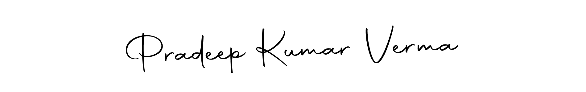 You can use this online signature creator to create a handwritten signature for the name Pradeep Kumar Verma. This is the best online autograph maker. Pradeep Kumar Verma signature style 10 images and pictures png