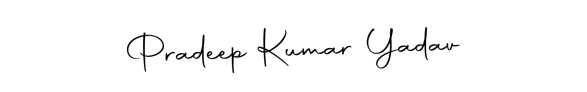 The best way (Autography-DOLnW) to make a short signature is to pick only two or three words in your name. The name Pradeep Kumar Yadav include a total of six letters. For converting this name. Pradeep Kumar Yadav signature style 10 images and pictures png