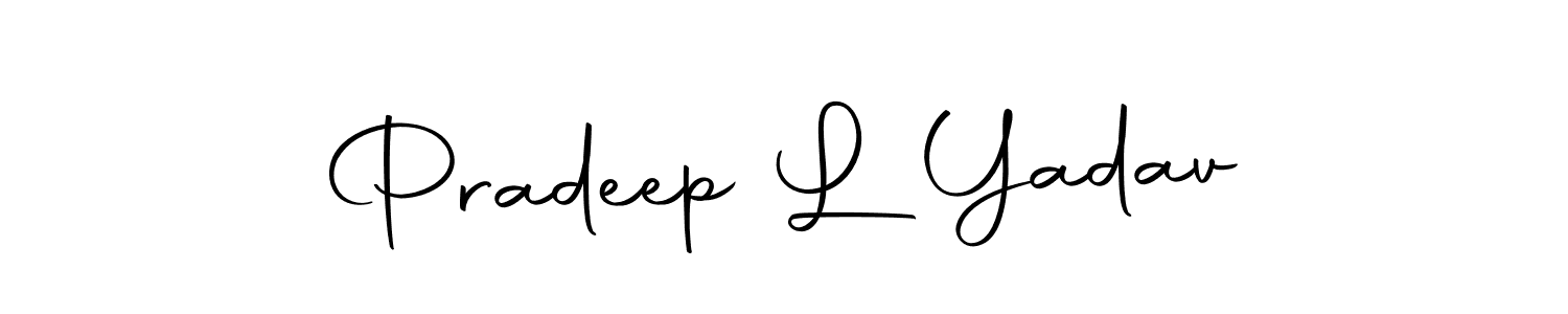 Once you've used our free online signature maker to create your best signature Autography-DOLnW style, it's time to enjoy all of the benefits that Pradeep L Yadav name signing documents. Pradeep L Yadav signature style 10 images and pictures png