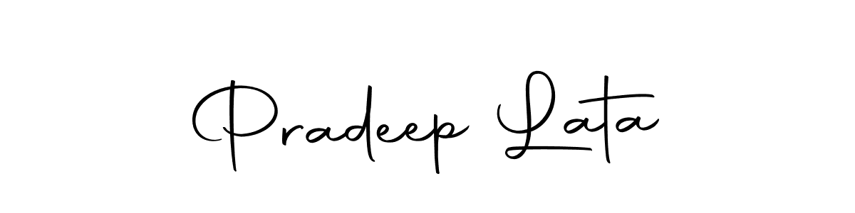 if you are searching for the best signature style for your name Pradeep Lata. so please give up your signature search. here we have designed multiple signature styles  using Autography-DOLnW. Pradeep Lata signature style 10 images and pictures png