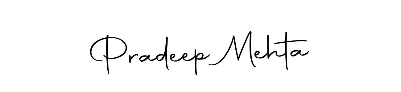 Create a beautiful signature design for name Pradeep Mehta. With this signature (Autography-DOLnW) fonts, you can make a handwritten signature for free. Pradeep Mehta signature style 10 images and pictures png
