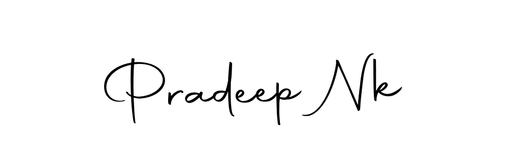 Make a beautiful signature design for name Pradeep Nk. Use this online signature maker to create a handwritten signature for free. Pradeep Nk signature style 10 images and pictures png