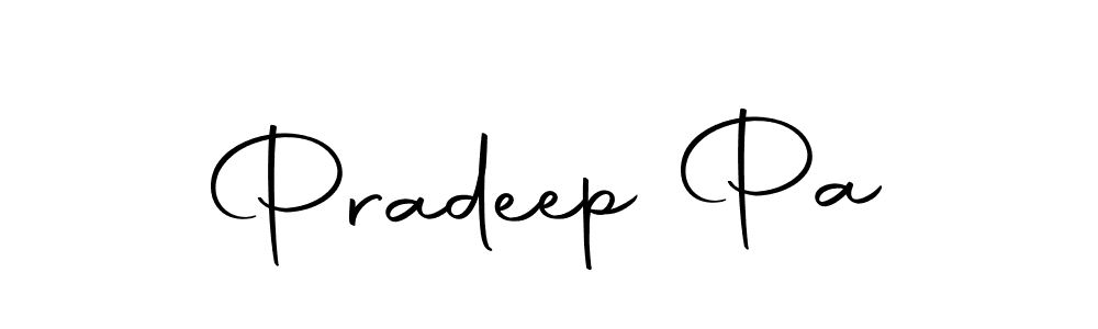 The best way (Autography-DOLnW) to make a short signature is to pick only two or three words in your name. The name Pradeep Pa include a total of six letters. For converting this name. Pradeep Pa signature style 10 images and pictures png