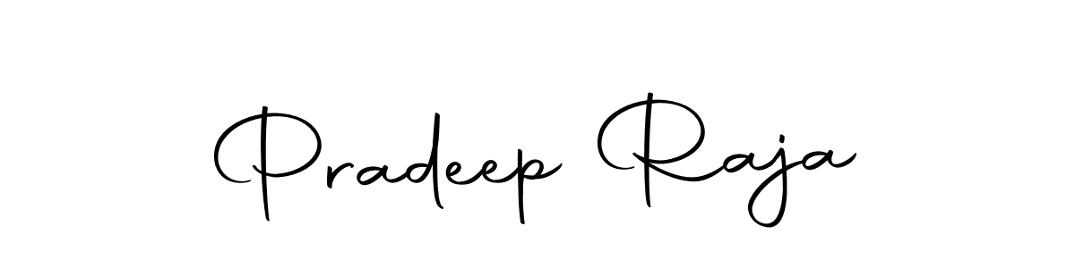 Make a beautiful signature design for name Pradeep Raja. With this signature (Autography-DOLnW) style, you can create a handwritten signature for free. Pradeep Raja signature style 10 images and pictures png