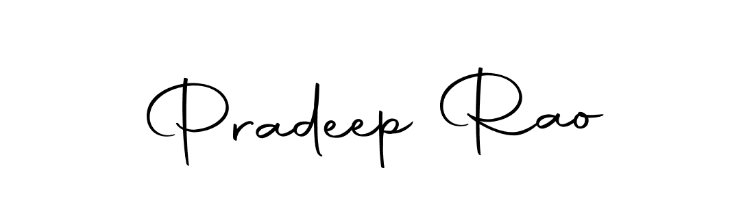 Design your own signature with our free online signature maker. With this signature software, you can create a handwritten (Autography-DOLnW) signature for name Pradeep Rao. Pradeep Rao signature style 10 images and pictures png