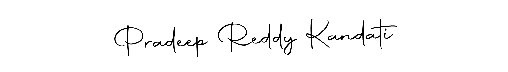 Design your own signature with our free online signature maker. With this signature software, you can create a handwritten (Autography-DOLnW) signature for name Pradeep Reddy Kandati. Pradeep Reddy Kandati signature style 10 images and pictures png