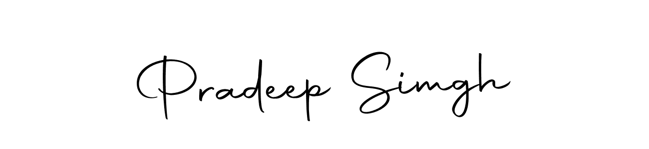 Make a short Pradeep Simgh signature style. Manage your documents anywhere anytime using Autography-DOLnW. Create and add eSignatures, submit forms, share and send files easily. Pradeep Simgh signature style 10 images and pictures png