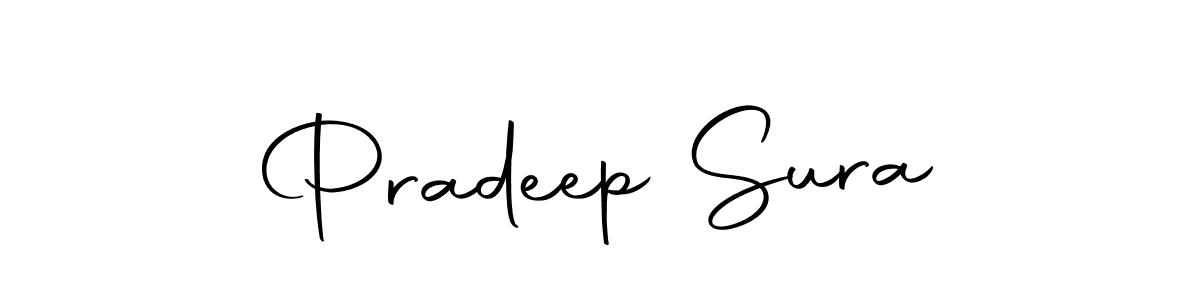 You should practise on your own different ways (Autography-DOLnW) to write your name (Pradeep Sura) in signature. don't let someone else do it for you. Pradeep Sura signature style 10 images and pictures png