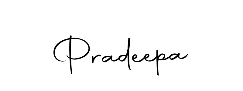 Make a beautiful signature design for name Pradeepa. With this signature (Autography-DOLnW) style, you can create a handwritten signature for free. Pradeepa signature style 10 images and pictures png