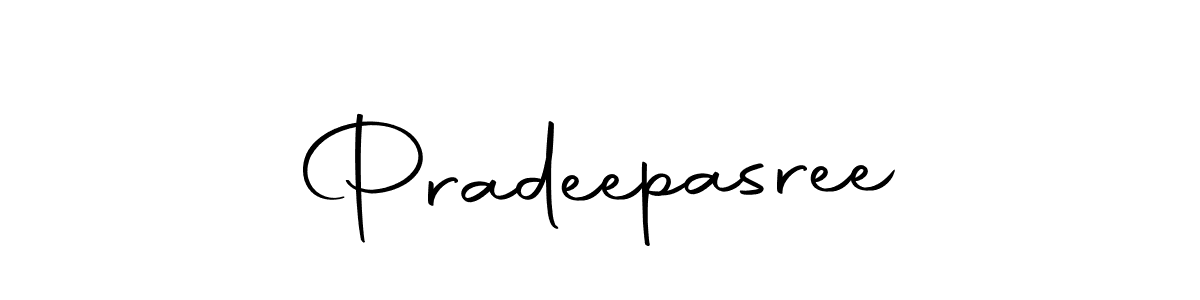 Make a beautiful signature design for name Pradeepasree. Use this online signature maker to create a handwritten signature for free. Pradeepasree signature style 10 images and pictures png