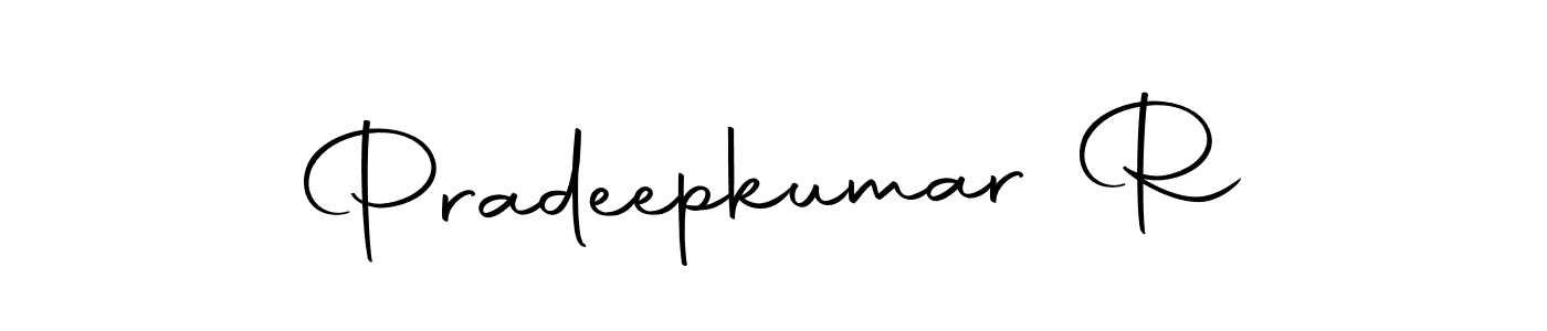 Design your own signature with our free online signature maker. With this signature software, you can create a handwritten (Autography-DOLnW) signature for name Pradeepkumar R. Pradeepkumar R signature style 10 images and pictures png