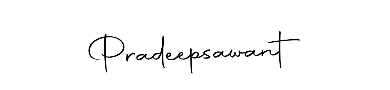 Make a beautiful signature design for name Pradeepsawant. With this signature (Autography-DOLnW) style, you can create a handwritten signature for free. Pradeepsawant signature style 10 images and pictures png