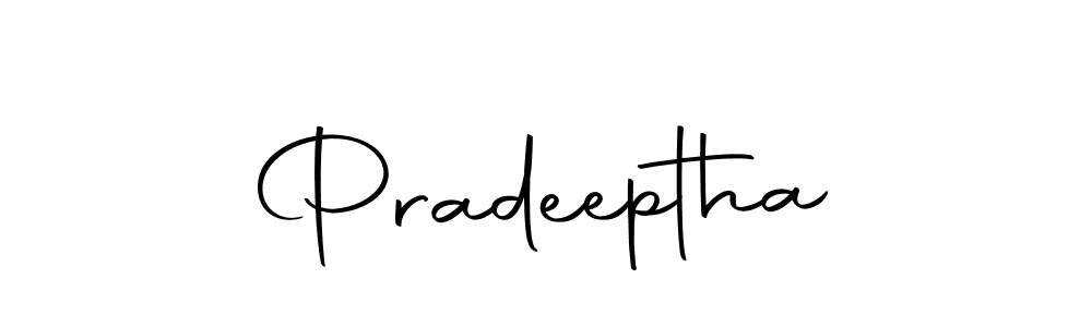 You should practise on your own different ways (Autography-DOLnW) to write your name (Pradeeptha) in signature. don't let someone else do it for you. Pradeeptha signature style 10 images and pictures png