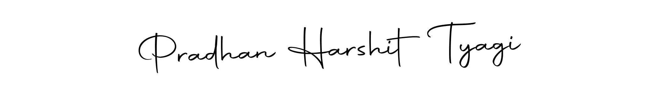 Design your own signature with our free online signature maker. With this signature software, you can create a handwritten (Autography-DOLnW) signature for name Pradhan Harshit Tyagi. Pradhan Harshit Tyagi signature style 10 images and pictures png