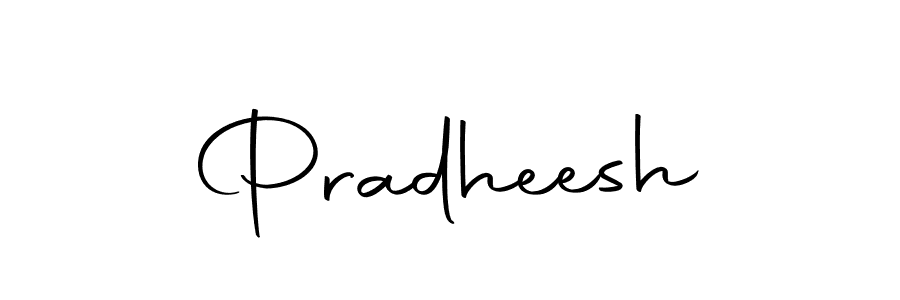 Make a beautiful signature design for name Pradheesh. With this signature (Autography-DOLnW) style, you can create a handwritten signature for free. Pradheesh signature style 10 images and pictures png