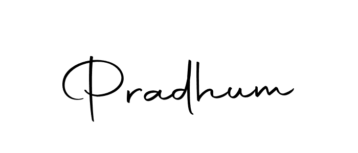 Pradhum stylish signature style. Best Handwritten Sign (Autography-DOLnW) for my name. Handwritten Signature Collection Ideas for my name Pradhum. Pradhum signature style 10 images and pictures png