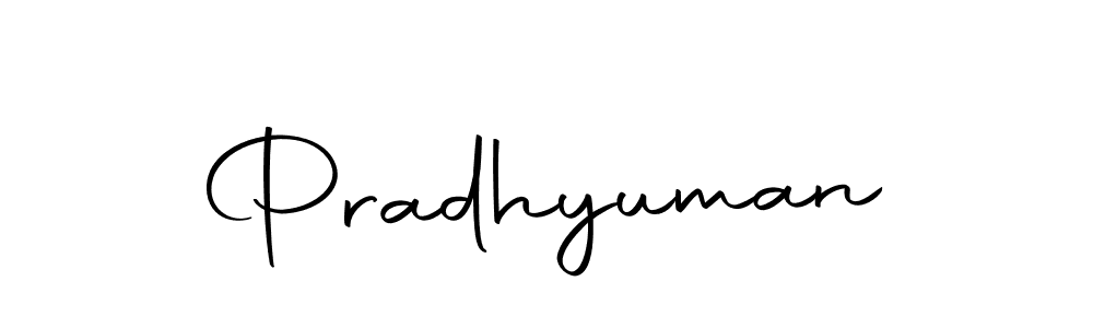 Make a beautiful signature design for name Pradhyuman. Use this online signature maker to create a handwritten signature for free. Pradhyuman signature style 10 images and pictures png