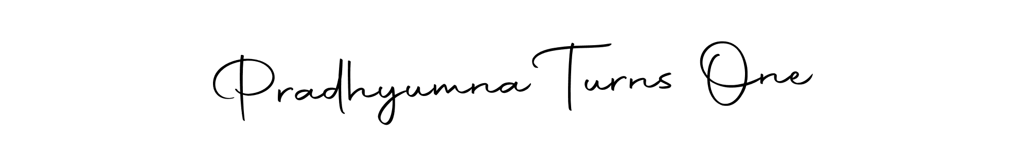 This is the best signature style for the Pradhyumna Turns One name. Also you like these signature font (Autography-DOLnW). Mix name signature. Pradhyumna Turns One signature style 10 images and pictures png