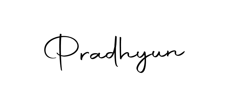 How to make Pradhyun signature? Autography-DOLnW is a professional autograph style. Create handwritten signature for Pradhyun name. Pradhyun signature style 10 images and pictures png