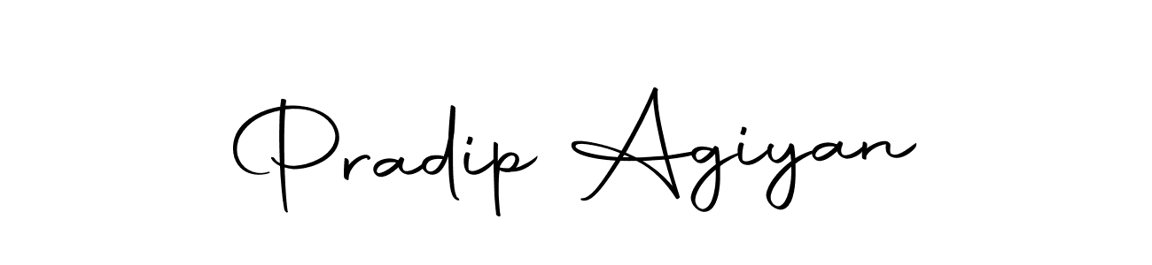 Autography-DOLnW is a professional signature style that is perfect for those who want to add a touch of class to their signature. It is also a great choice for those who want to make their signature more unique. Get Pradip Agiyan name to fancy signature for free. Pradip Agiyan signature style 10 images and pictures png