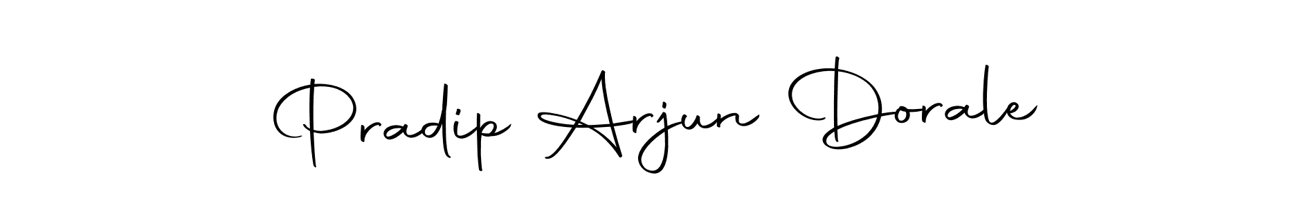 How to make Pradip Arjun Dorale name signature. Use Autography-DOLnW style for creating short signs online. This is the latest handwritten sign. Pradip Arjun Dorale signature style 10 images and pictures png