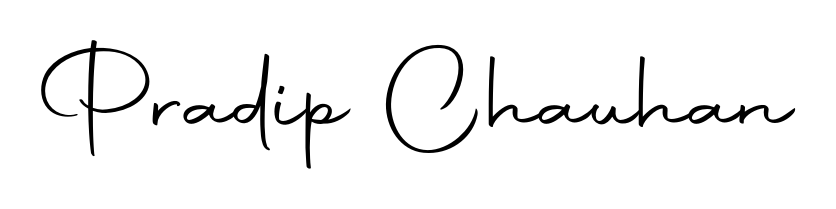 Discover how Pradip Chauhan looks in an executive cursive font (Autography-DOLnW). Perfect for legal documents, invoices, and certificates. Pradip Chauhan signature style 10 images and pictures png