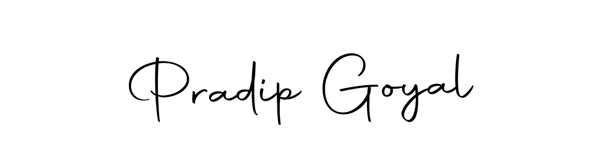 You should practise on your own different ways (Autography-DOLnW) to write your name (Pradip Goyal) in signature. don't let someone else do it for you. Pradip Goyal signature style 10 images and pictures png