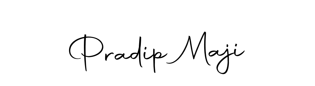 You should practise on your own different ways (Autography-DOLnW) to write your name (Pradip Maji) in signature. don't let someone else do it for you. Pradip Maji signature style 10 images and pictures png