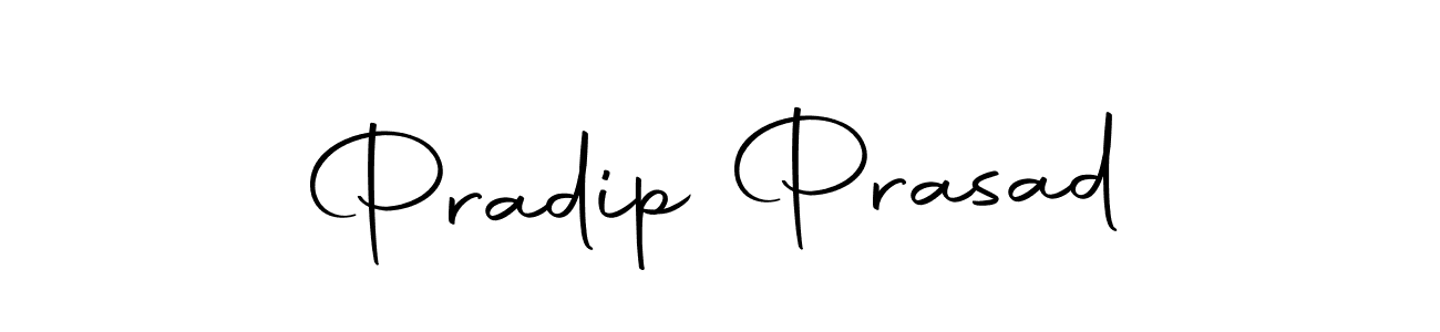 You should practise on your own different ways (Autography-DOLnW) to write your name (Pradip Prasad) in signature. don't let someone else do it for you. Pradip Prasad signature style 10 images and pictures png