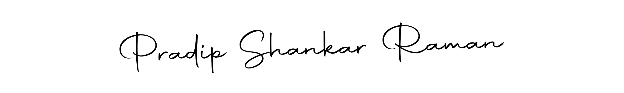 Make a beautiful signature design for name Pradip Shankar Raman. With this signature (Autography-DOLnW) style, you can create a handwritten signature for free. Pradip Shankar Raman signature style 10 images and pictures png