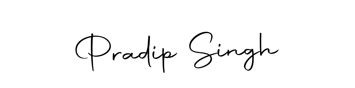 Create a beautiful signature design for name Pradip Singh. With this signature (Autography-DOLnW) fonts, you can make a handwritten signature for free. Pradip Singh signature style 10 images and pictures png