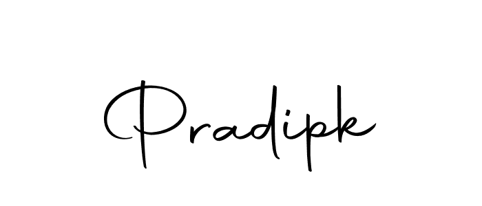 How to make Pradipk name signature. Use Autography-DOLnW style for creating short signs online. This is the latest handwritten sign. Pradipk signature style 10 images and pictures png