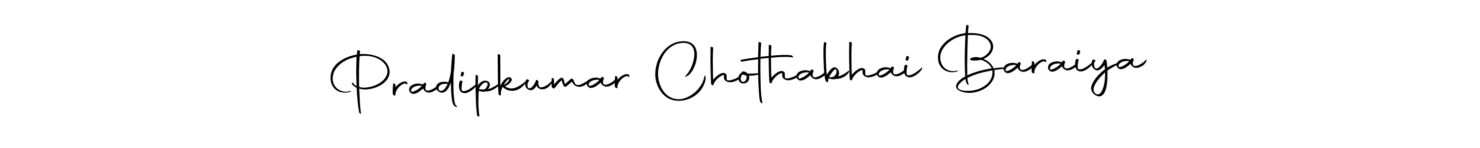 Also we have Pradipkumar Chothabhai Baraiya name is the best signature style. Create professional handwritten signature collection using Autography-DOLnW autograph style. Pradipkumar Chothabhai Baraiya signature style 10 images and pictures png