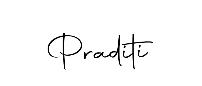 Design your own signature with our free online signature maker. With this signature software, you can create a handwritten (Autography-DOLnW) signature for name Praditi. Praditi signature style 10 images and pictures png