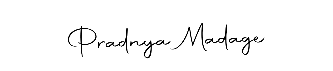 Make a beautiful signature design for name Pradnya Madage. With this signature (Autography-DOLnW) style, you can create a handwritten signature for free. Pradnya Madage signature style 10 images and pictures png