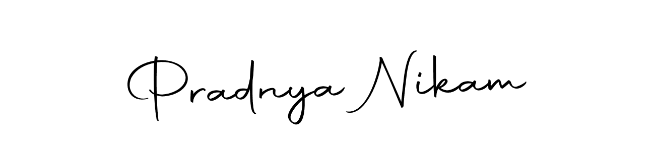 Design your own signature with our free online signature maker. With this signature software, you can create a handwritten (Autography-DOLnW) signature for name Pradnya Nikam. Pradnya Nikam signature style 10 images and pictures png