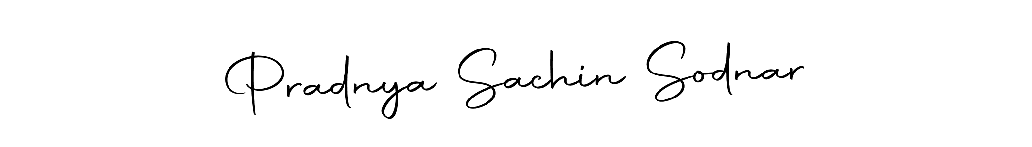 Create a beautiful signature design for name Pradnya Sachin Sodnar. With this signature (Autography-DOLnW) fonts, you can make a handwritten signature for free. Pradnya Sachin Sodnar signature style 10 images and pictures png