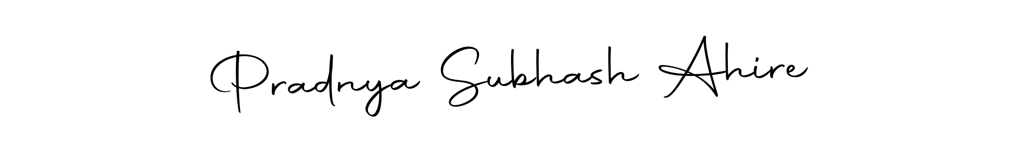 Use a signature maker to create a handwritten signature online. With this signature software, you can design (Autography-DOLnW) your own signature for name Pradnya Subhash Ahire. Pradnya Subhash Ahire signature style 10 images and pictures png