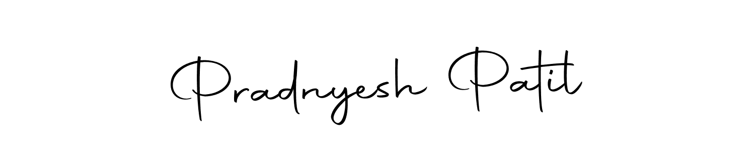 Also we have Pradnyesh Patil name is the best signature style. Create professional handwritten signature collection using Autography-DOLnW autograph style. Pradnyesh Patil signature style 10 images and pictures png