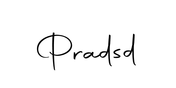 Design your own signature with our free online signature maker. With this signature software, you can create a handwritten (Autography-DOLnW) signature for name Pradsd. Pradsd signature style 10 images and pictures png