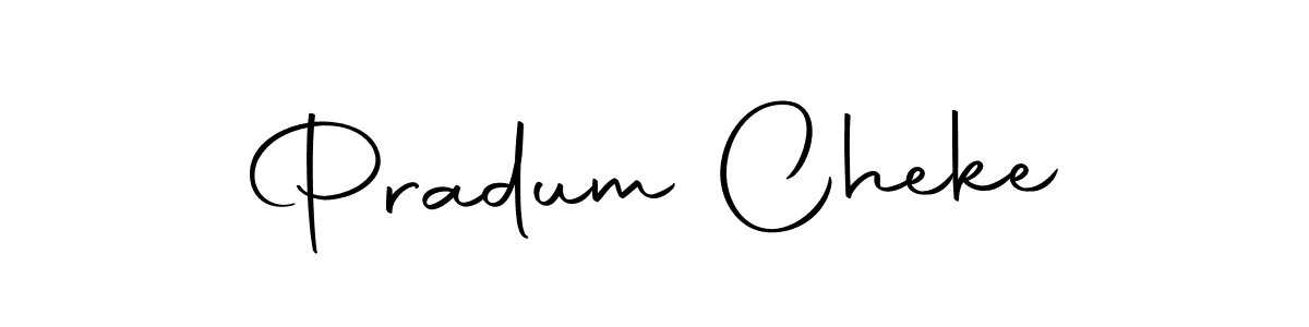 Make a beautiful signature design for name Pradum Cheke. Use this online signature maker to create a handwritten signature for free. Pradum Cheke signature style 10 images and pictures png