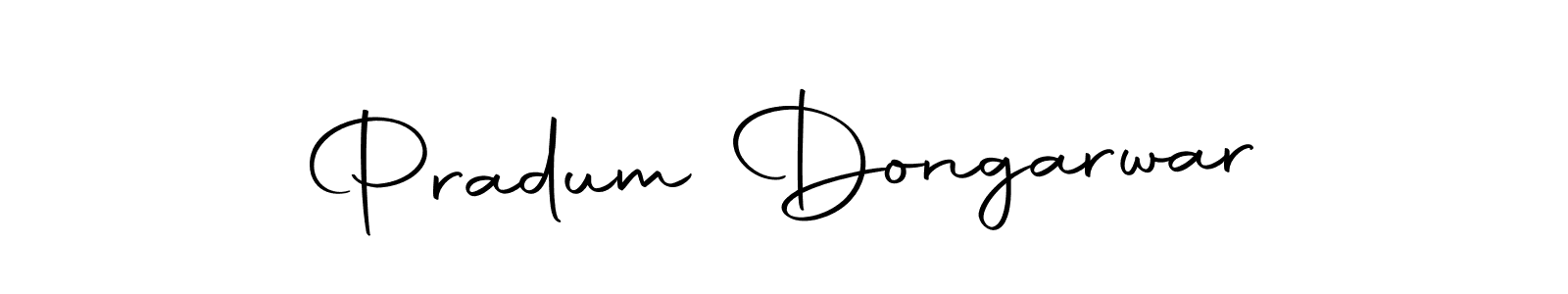 Also we have Pradum Dongarwar name is the best signature style. Create professional handwritten signature collection using Autography-DOLnW autograph style. Pradum Dongarwar signature style 10 images and pictures png