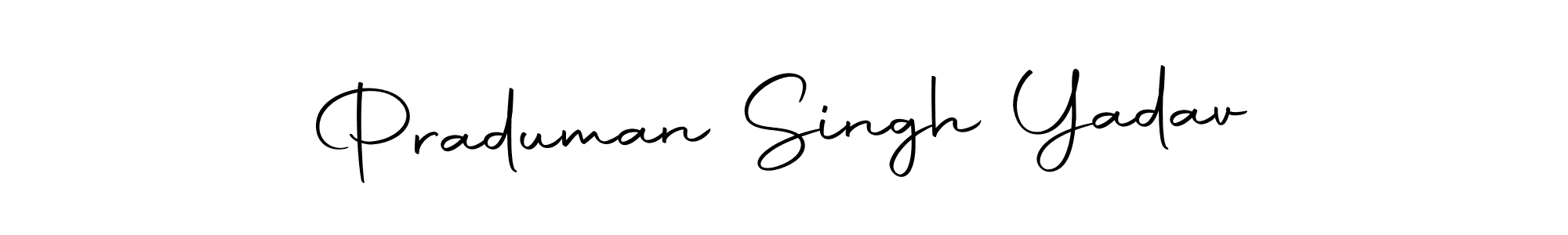 Make a beautiful signature design for name Praduman Singh Yadav. With this signature (Autography-DOLnW) style, you can create a handwritten signature for free. Praduman Singh Yadav signature style 10 images and pictures png