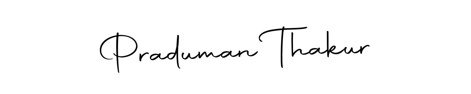 Also we have Praduman Thakur name is the best signature style. Create professional handwritten signature collection using Autography-DOLnW autograph style. Praduman Thakur signature style 10 images and pictures png