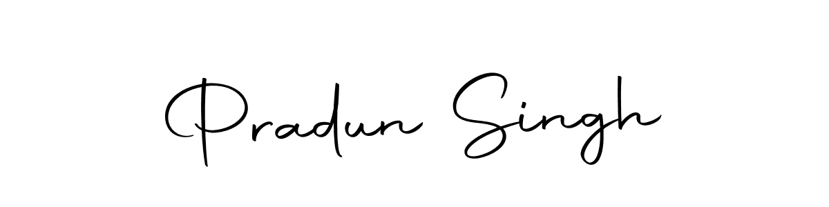 You should practise on your own different ways (Autography-DOLnW) to write your name (Pradun Singh) in signature. don't let someone else do it for you. Pradun Singh signature style 10 images and pictures png