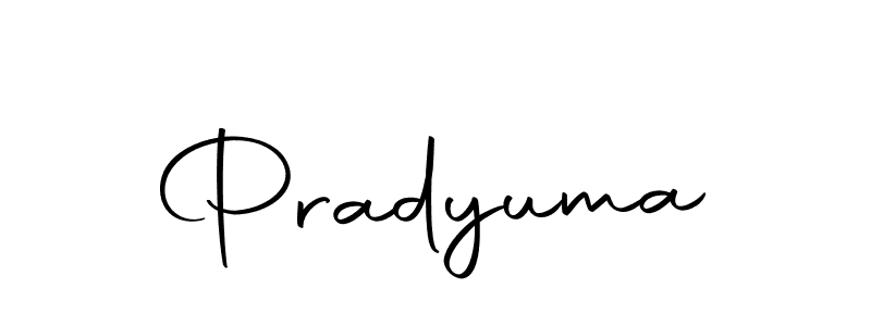 Also we have Pradyuma name is the best signature style. Create professional handwritten signature collection using Autography-DOLnW autograph style. Pradyuma signature style 10 images and pictures png