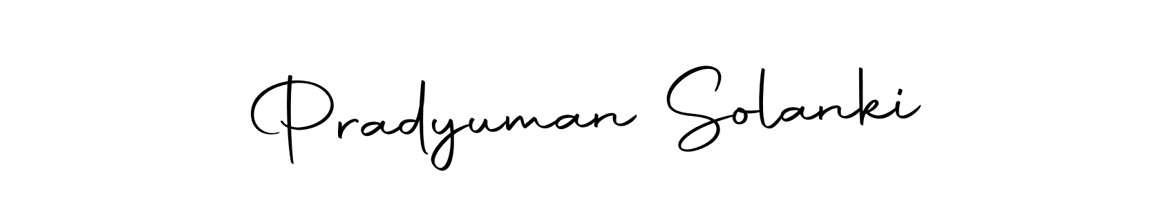 You should practise on your own different ways (Autography-DOLnW) to write your name (Pradyuman Solanki) in signature. don't let someone else do it for you. Pradyuman Solanki signature style 10 images and pictures png