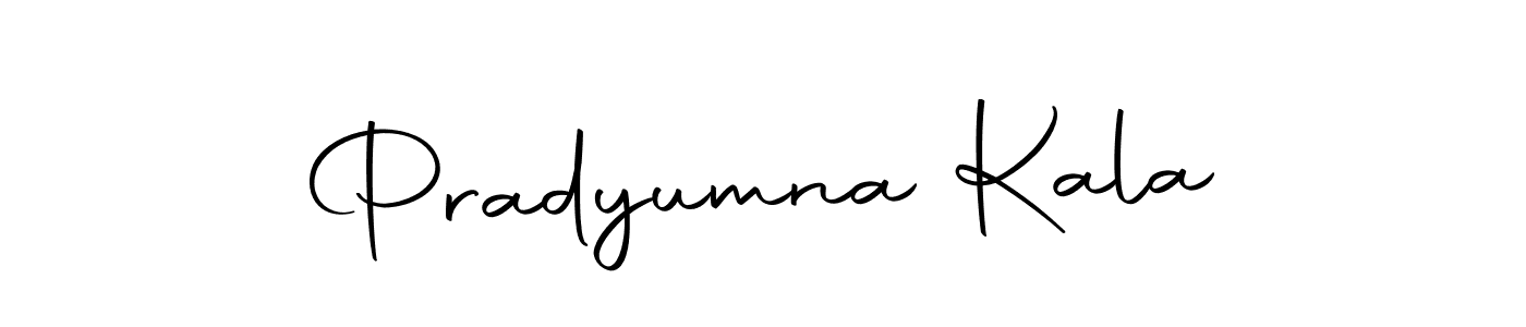 How to make Pradyumna Kala name signature. Use Autography-DOLnW style for creating short signs online. This is the latest handwritten sign. Pradyumna Kala signature style 10 images and pictures png