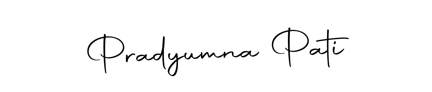 How to make Pradyumna Pati name signature. Use Autography-DOLnW style for creating short signs online. This is the latest handwritten sign. Pradyumna Pati signature style 10 images and pictures png